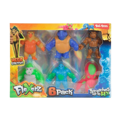 Toi-toys figurine anti-stress flexerz 6cm - 6 pcs.