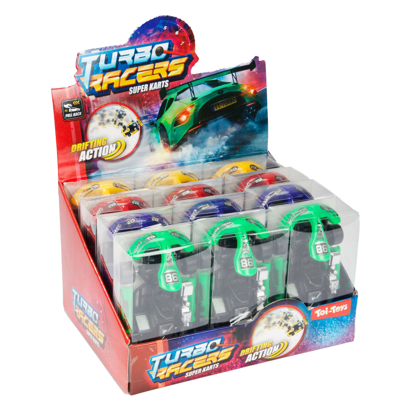 Kart à friction Turbo Racers