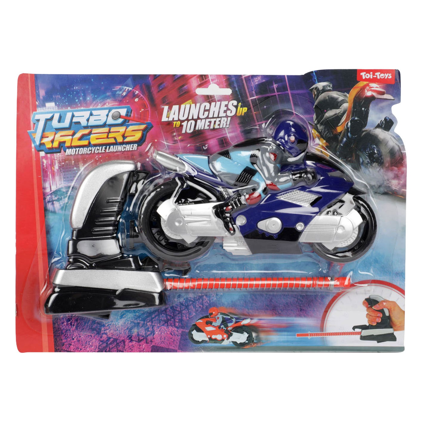 Toi-toys toi toys tir moto avec motocycliste