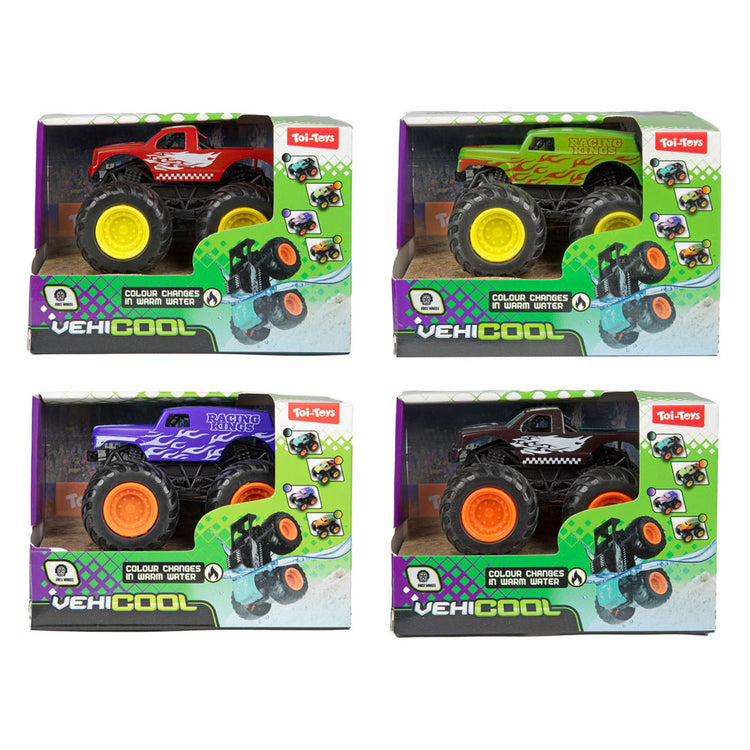 Monster truck à couleur changeante Vehicool - 8,5 cm