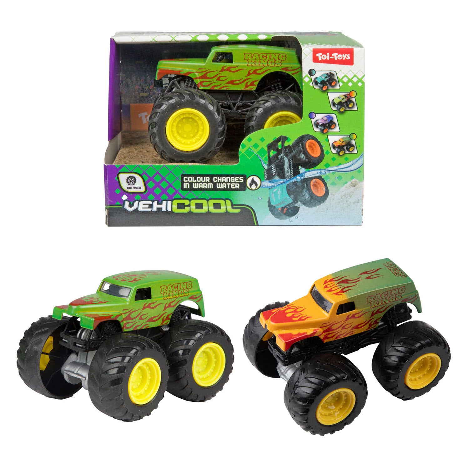 Monster truck à couleur changeante Vehicool - 8,5 cm