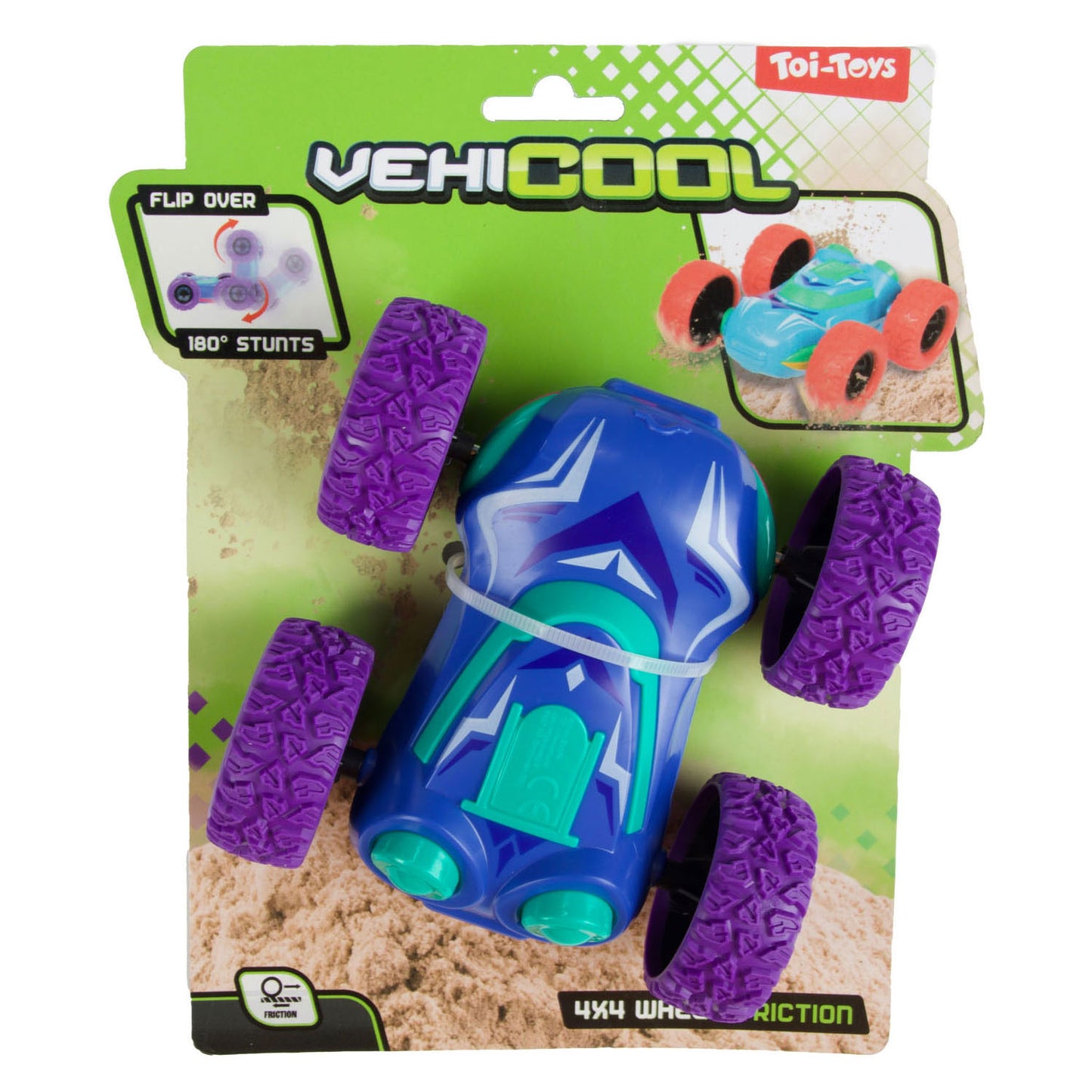 La voiture à friction Vehicool se retourne
