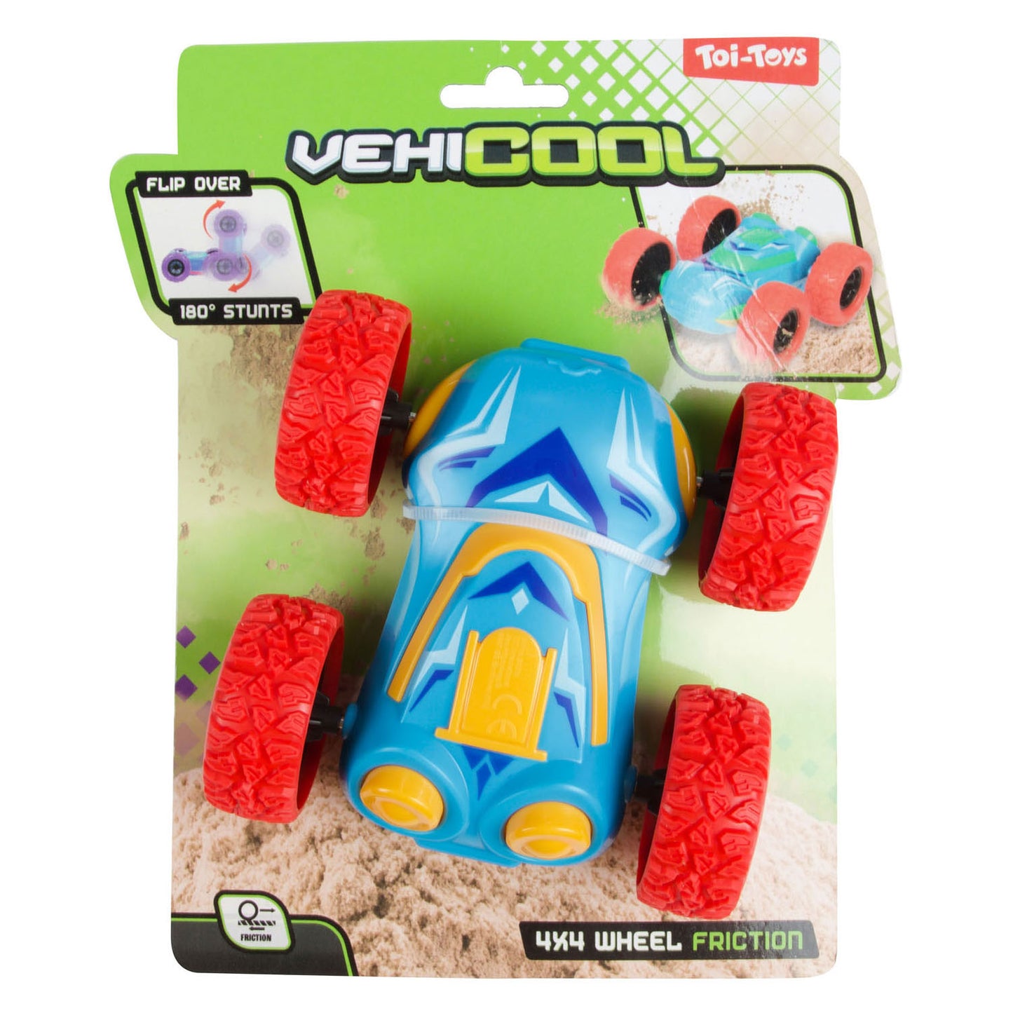 La voiture à friction Vehicool se retourne
