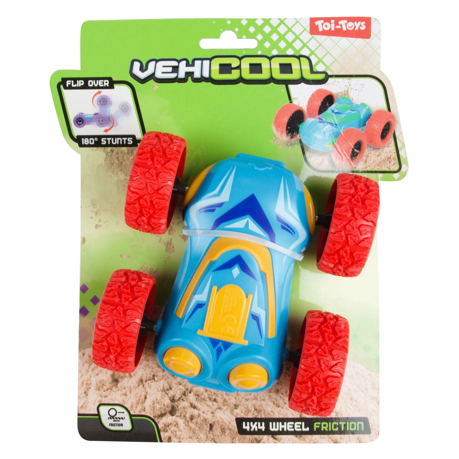 La voiture à friction Vehicool se retourne
