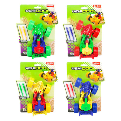 Toi-toys toi jouets voiture de course tir dinosaure