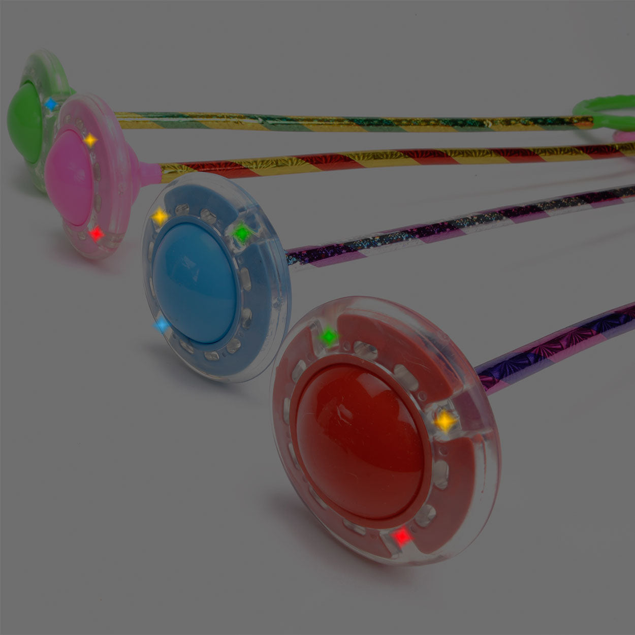 Toi-toys dansant le volant avec la lumière