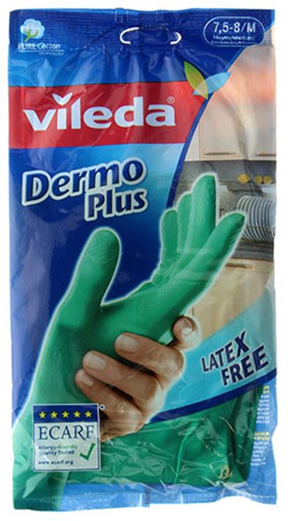 Vileda 1046052 - gants dermoplus m | 12 pièces