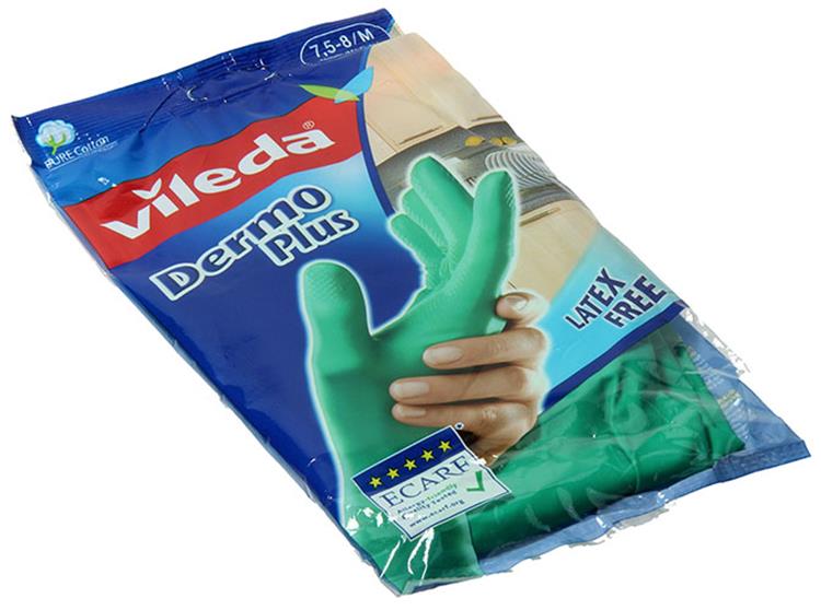 Vileda 1046052 - gants dermoplus m | 12 pièces