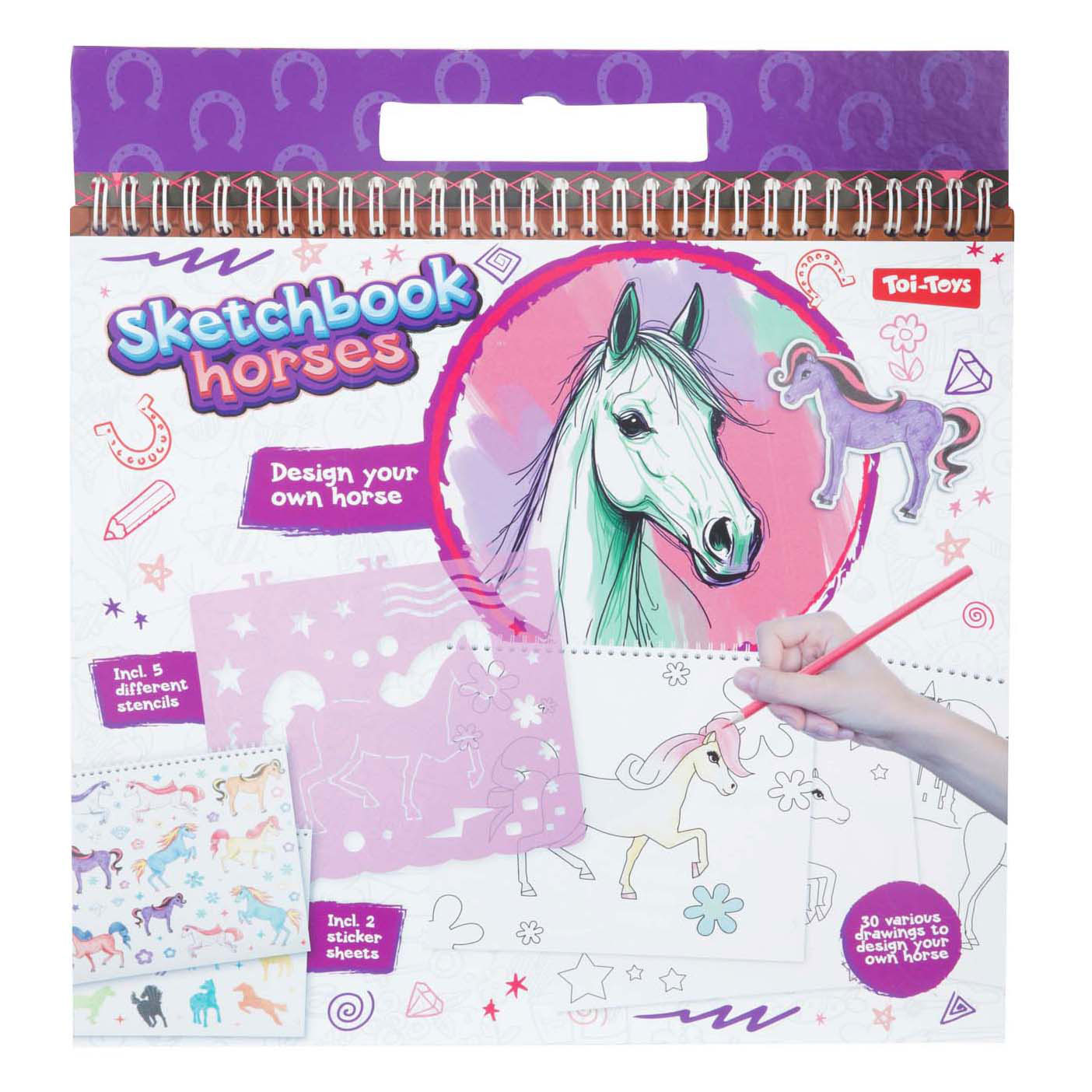 Concevez votre propre carnet de croquis de poney