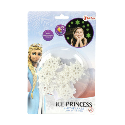 Toi-toys brille dans les flocons de neige Ijsprines sombres