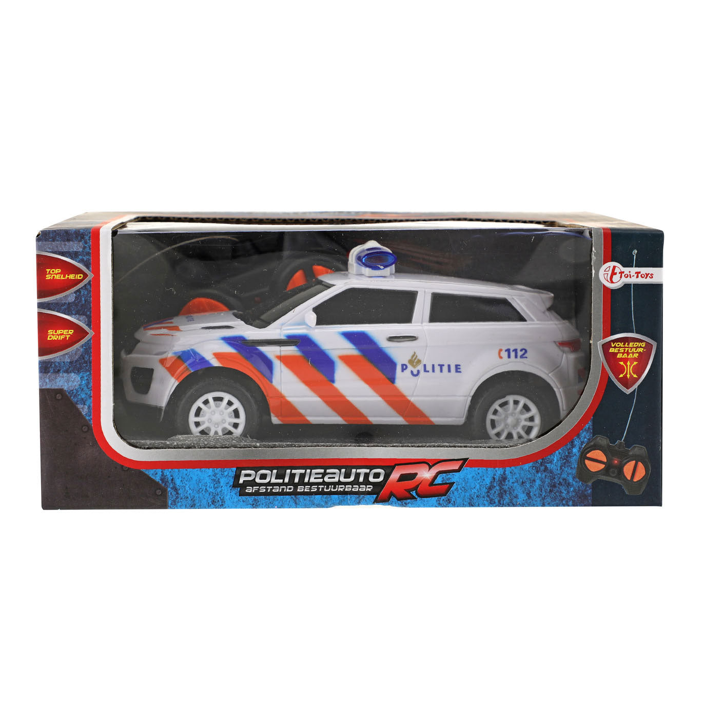 Voiture de police RC RC, 16 cm