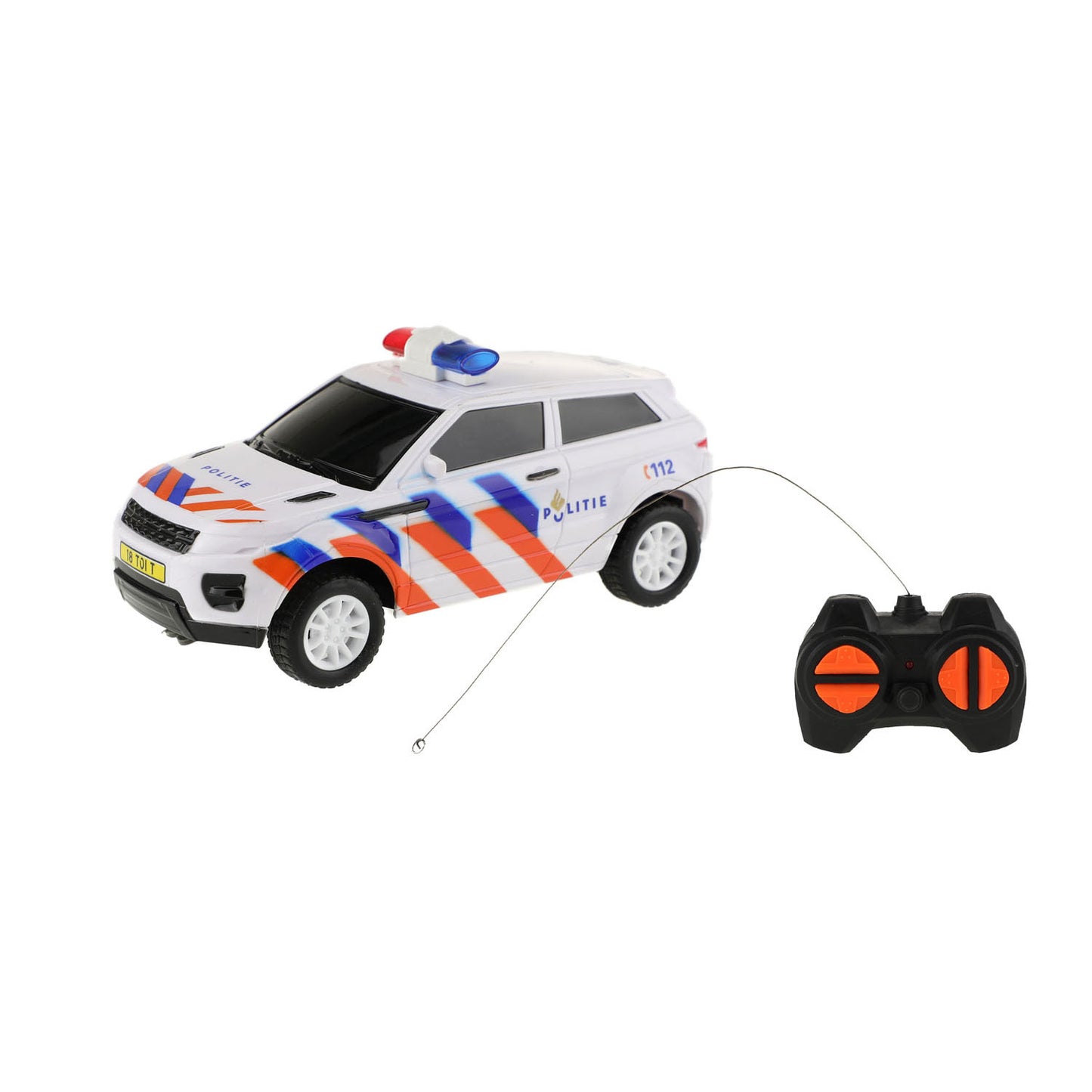 Voiture de police RC RC, 16 cm