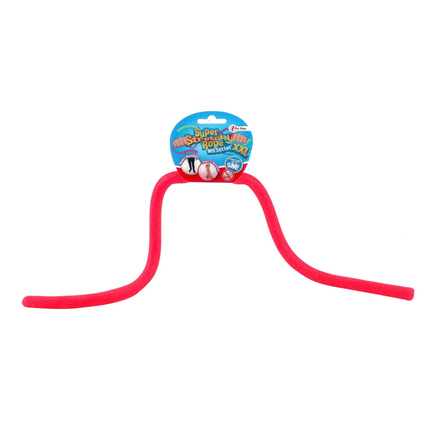 Corde super extensible TOI-TOYS avec paillettes, 50 cm