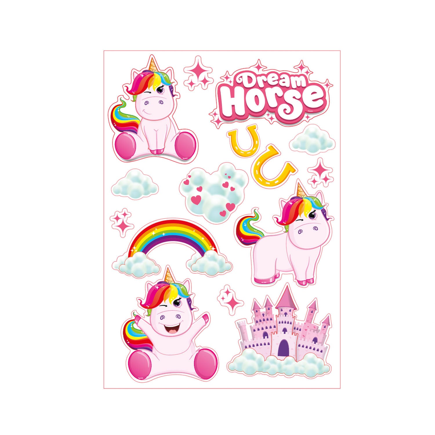 Toi-toys wall déco autocorns de licorne