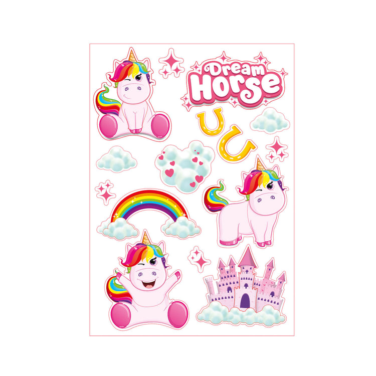 Toi-toys wall déco autocorns de licorne
