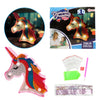 Lampe de peinture au diamant licorne