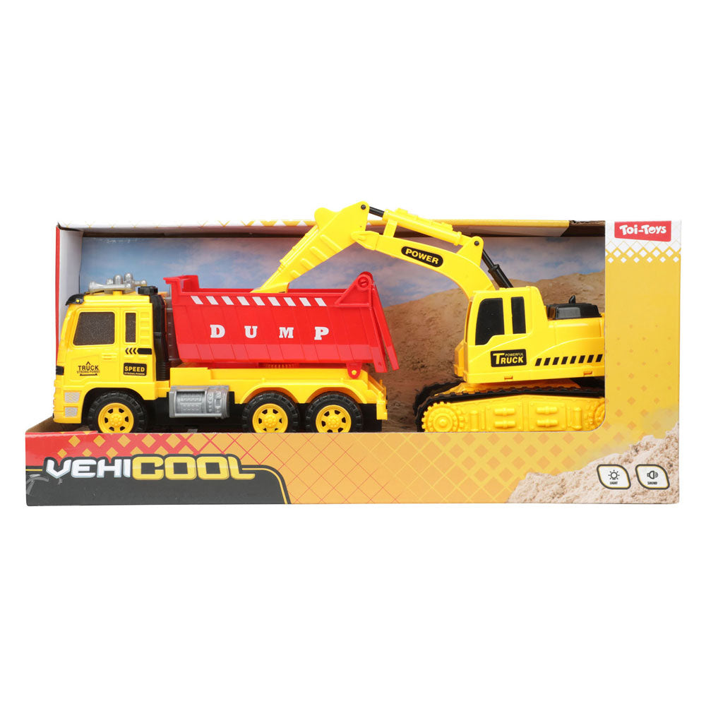 TOI-TOYS TRUCKS TILT TRUCK AVEC SON SON SOUR