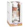 Beau Babypop 32 cm + tenue d'hiver et bouteille