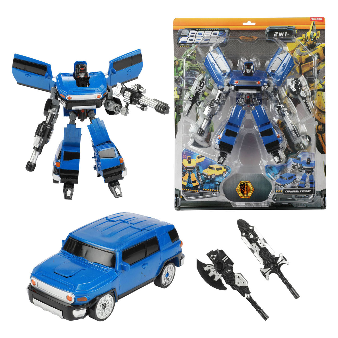 Roboforces Change Robot SUV Le Super Morph Blue