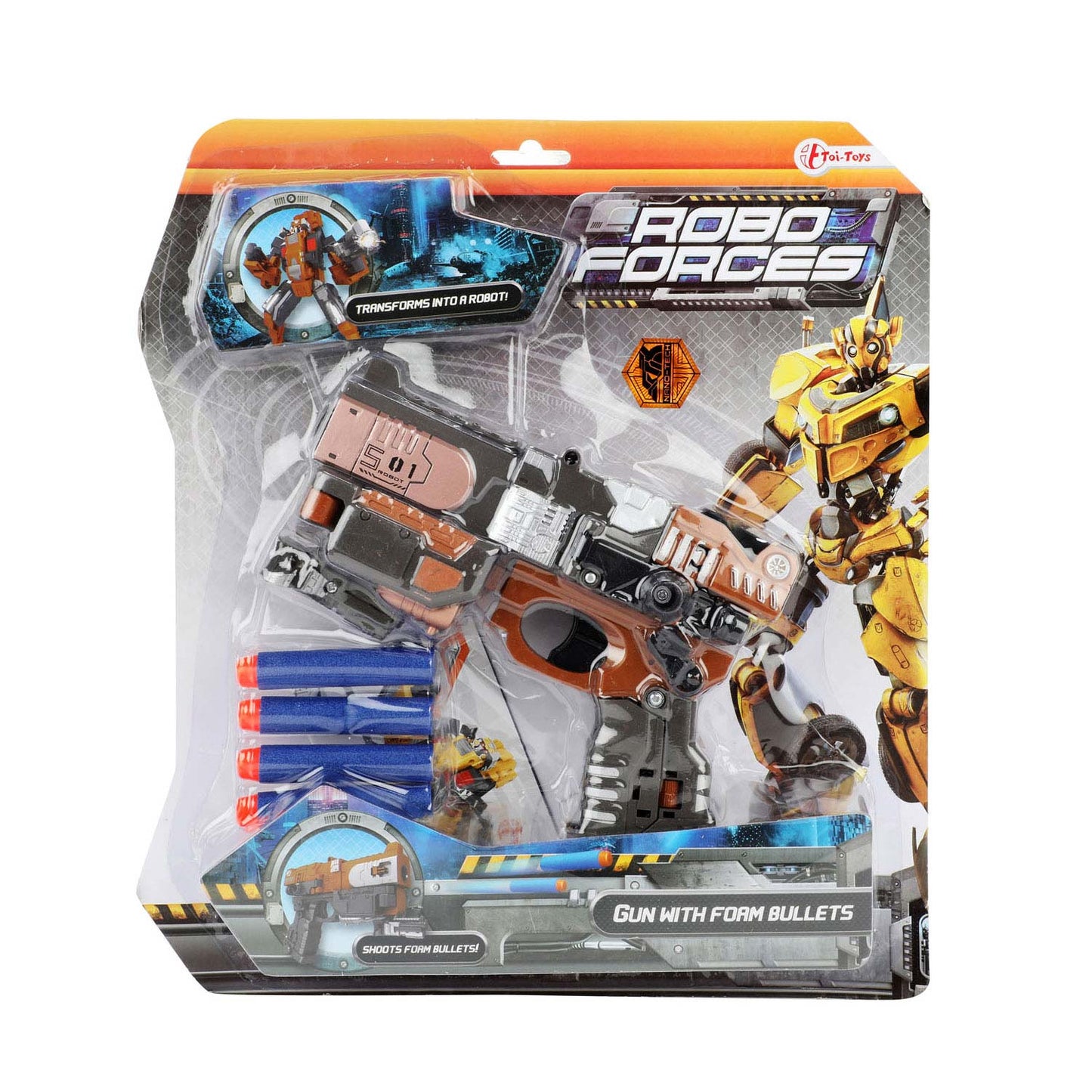 Roboforces Changez le pistolet robot avec Foampijlen