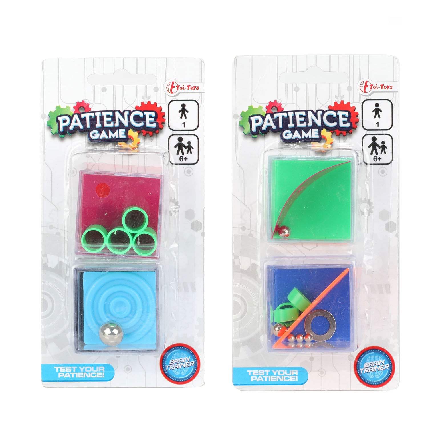 TOI-TOYS Patient Game fidget Kubus, 2e.