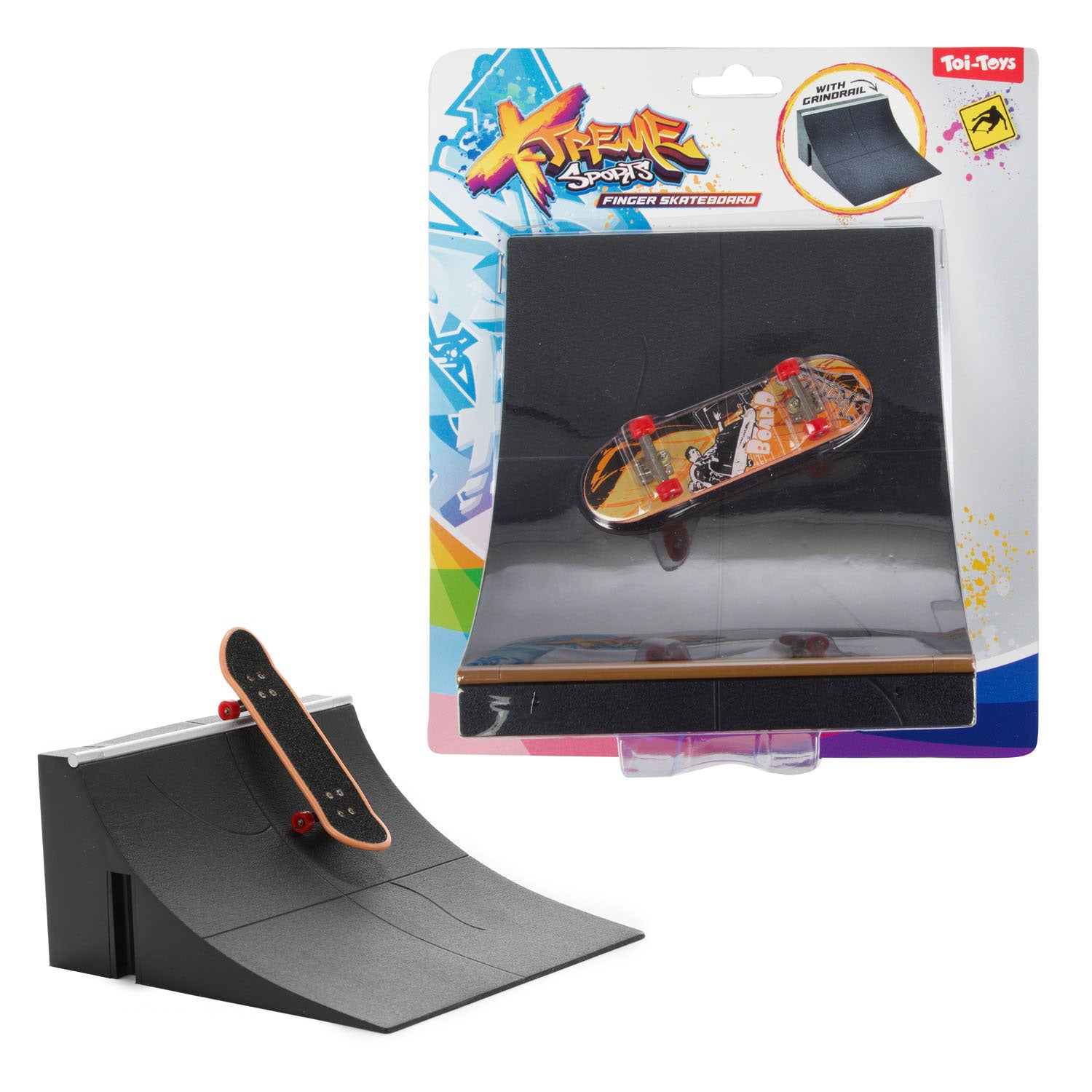 TOI-TOYS FingerKateboard avec schans