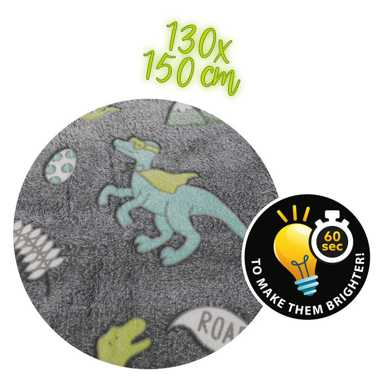 TOI-TOYS Star Toys Glow dans le Dark Deken 150x130 cm