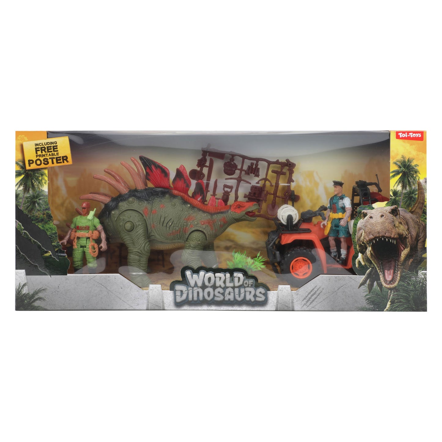 World of Dinosaur's Play Set Quad with Dino