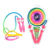 TOI-TOYS Sautage de corde avec des couleurs arc-en-ciel