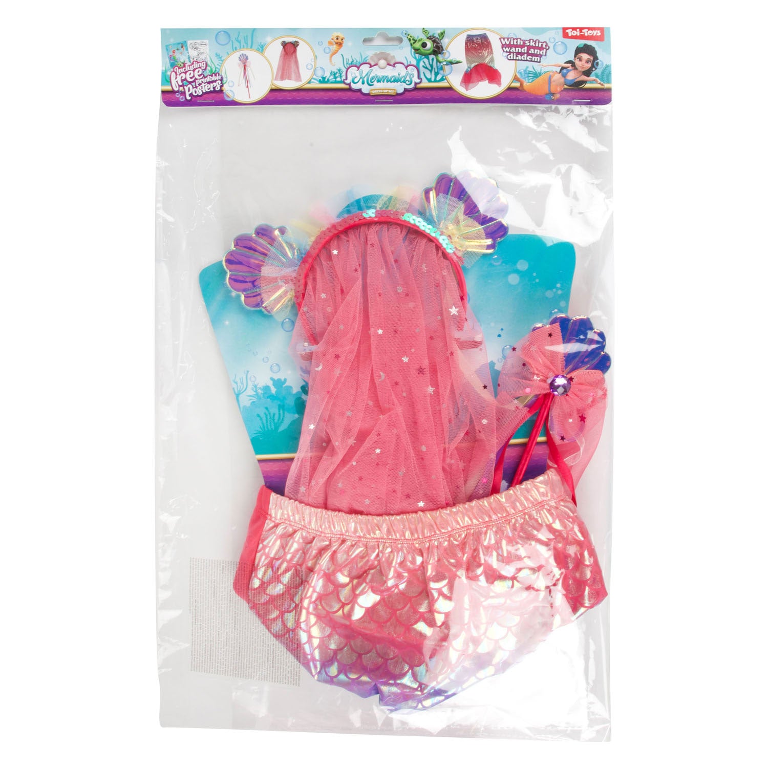 Toi-Toys Redset Sirmaid avec diadème et magie