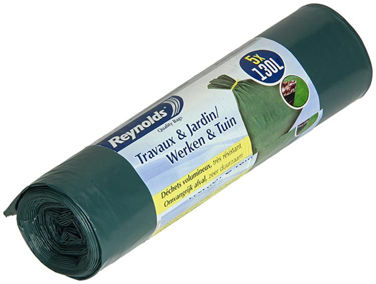 Vileda 1052222 - poubelle travail jardin 5x130l | 16 pièces