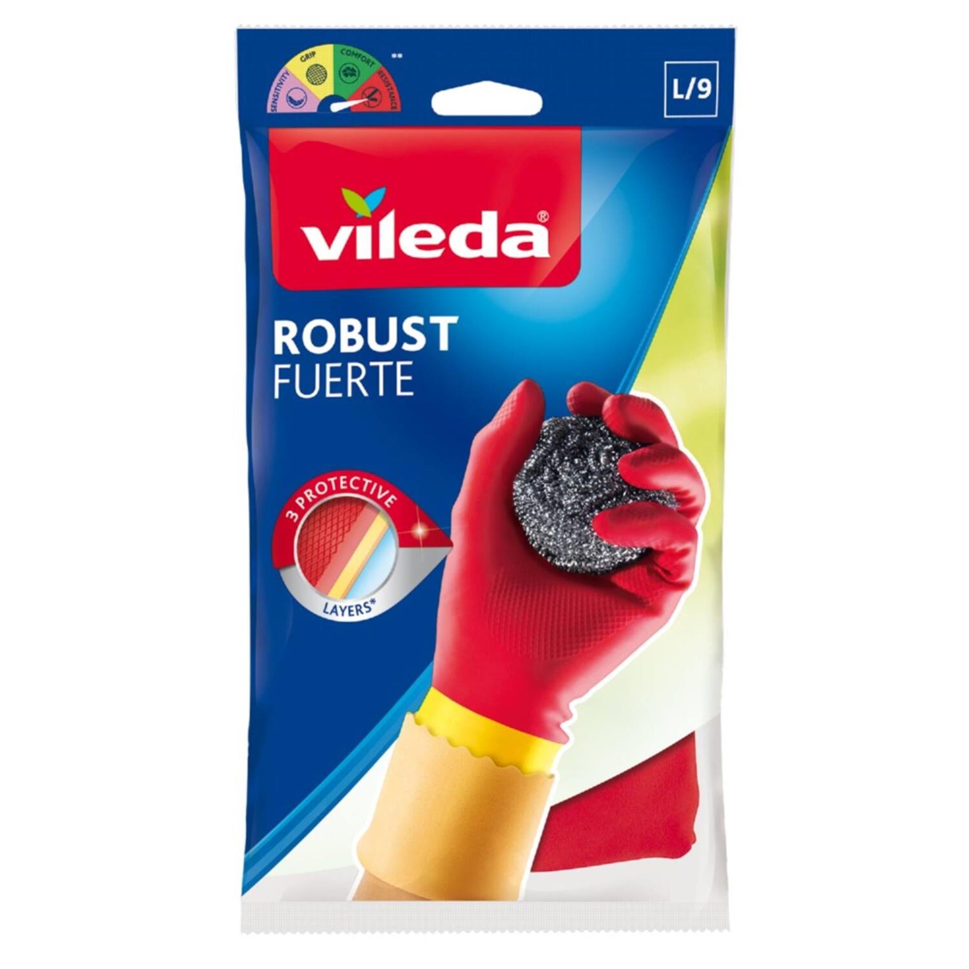 Vileda gants robustes grands 1 paire