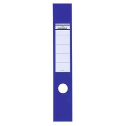 Étiquettes de dos de dossier durables ordofix bleu 390 x 60 mm