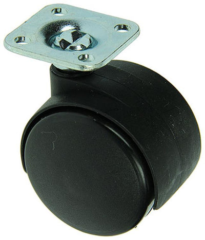 Mack by tente 1013569 - double rouleau noir avec plaque 40mm | 10 pièces
