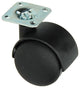 Mack by tente 1013570 - double rouleau noir avec plaque 50mm | 10 pièces