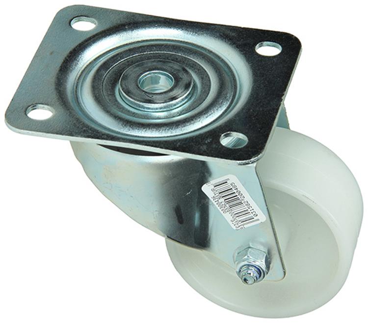 Mack by tente 1015035 - plaque d'appui coulissante à roue pivotante en nylon 80mm | 4 pièces
