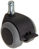 Mack by tente 1058957 - roue pivotante avec fourche de frein simple pp, avec axe 50 mm | 5 pièces