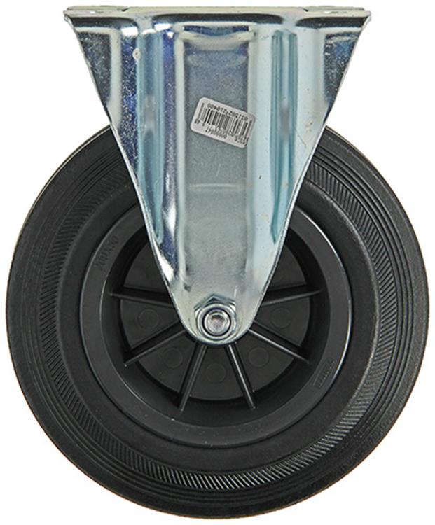 Mack by tente 1049131 - plaque de montage de roue fixe en caoutchouc avec jante en nylon 200mm | 4 pièces