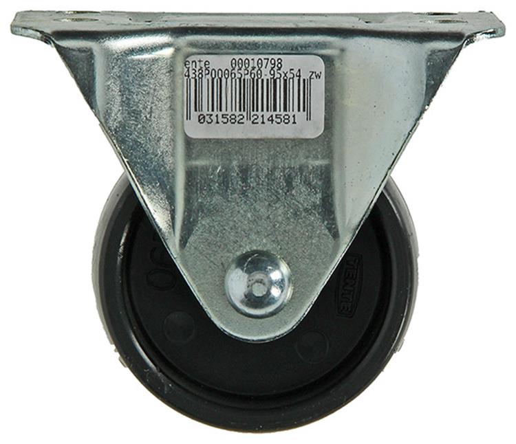 Mack by tente 1013186 - roue fixe en nylon avec roulement en glycol 65mm | 4 pièces