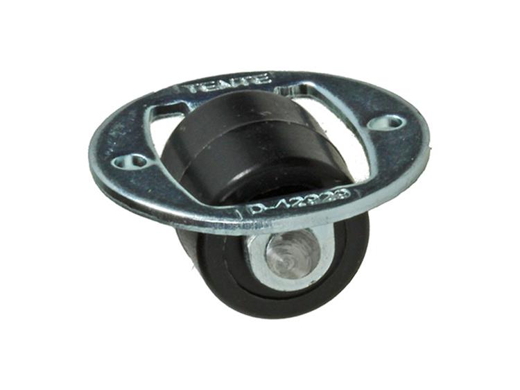 Mack by tente 1058965 - roue fixe, axe de roue en acier embouti à fourche riveté, plaque ronde | 10 pièces