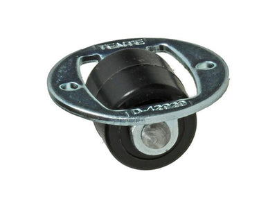Mack by tente 1058965 - roue fixe, axe de roue en acier embouti à fourche riveté, plaque ronde | 10 pièces