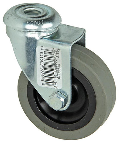 Mack by tente 1013183 - rouleau en caoutchouc 2 roulements à billes trou central 60mm | 6 pièces