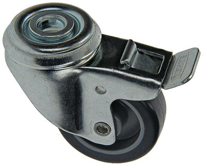 Mack par tente 1015234 - rubb. rouleau + frein 2 roulements à billes, trou central 50mm | 18 pièces