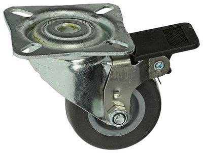 Mack par tente 1015241 - rubb. rouleau + frein 2 roulements à billes + plateau 50mm | 18 pièces