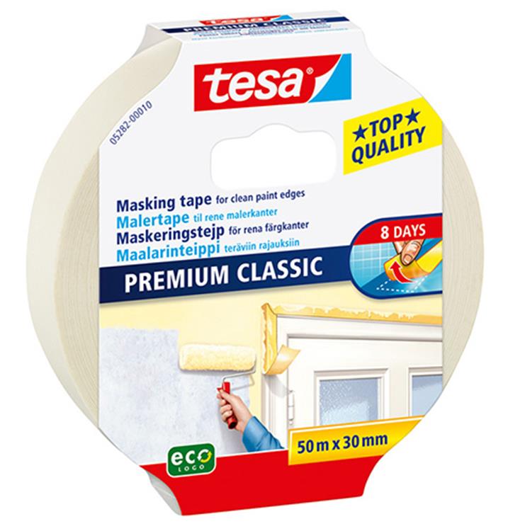 Tesa 1001536 - panneau de masquage classique 50mx30mm | 10 pièces