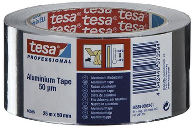 Tesa professionnel 1002624 - tesa alu.tape 25mx50mm | 18 pièces