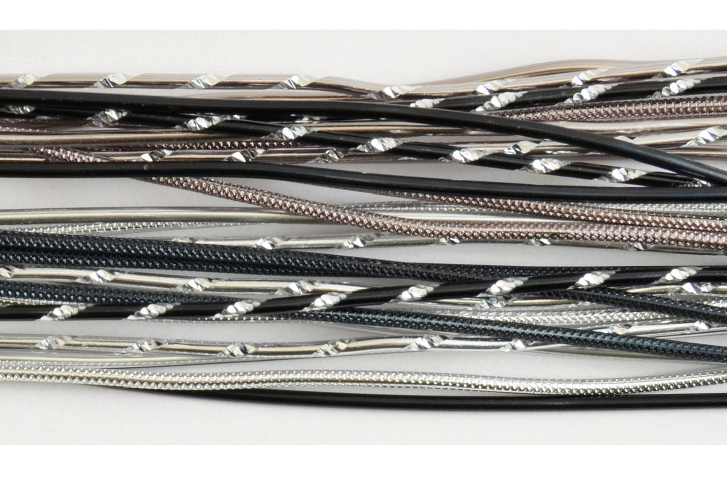 Vaessen creative • kit bijoux tiges alu 40cmx2mm argent-noir 27pcs.