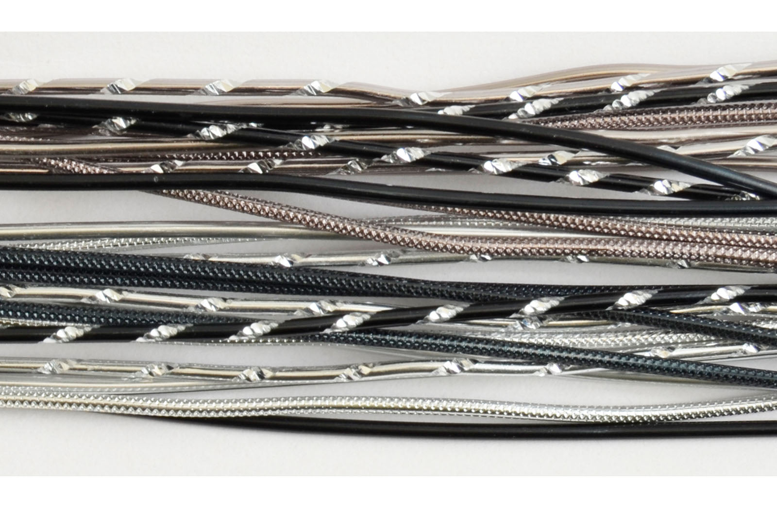 Vaessen creative • kit bijoux tiges alu 40cmx2mm argent-noir 27pcs.