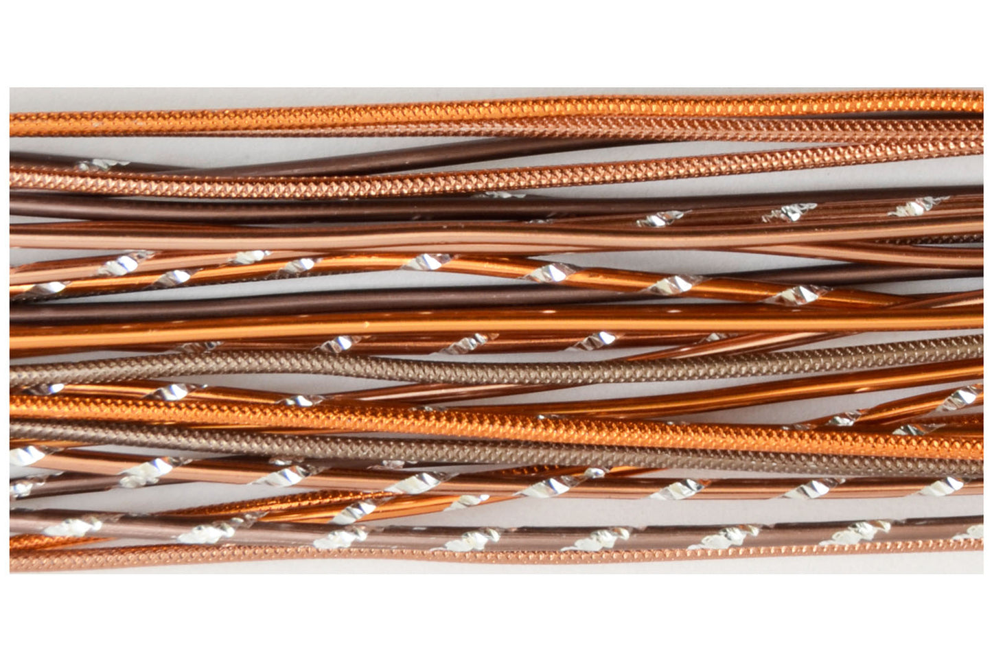 Vaessen creative • kit bijoux tiges alu 40cmx2mm marron-cuivre 27pcs.