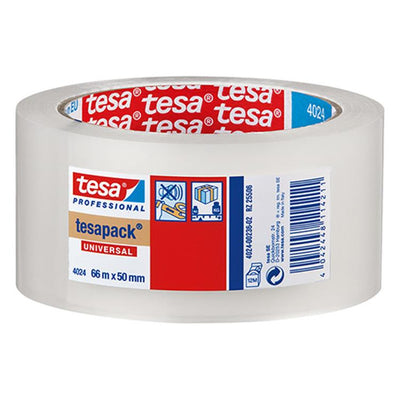 Tesa professionnel 1059181 - 4024 pack pp trans 66m x 50mm | 6 pièces
